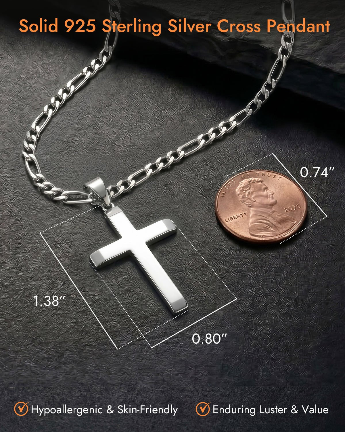 cross necklace for men