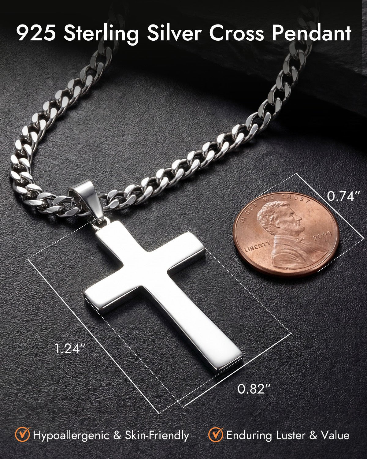 cross necklace for men