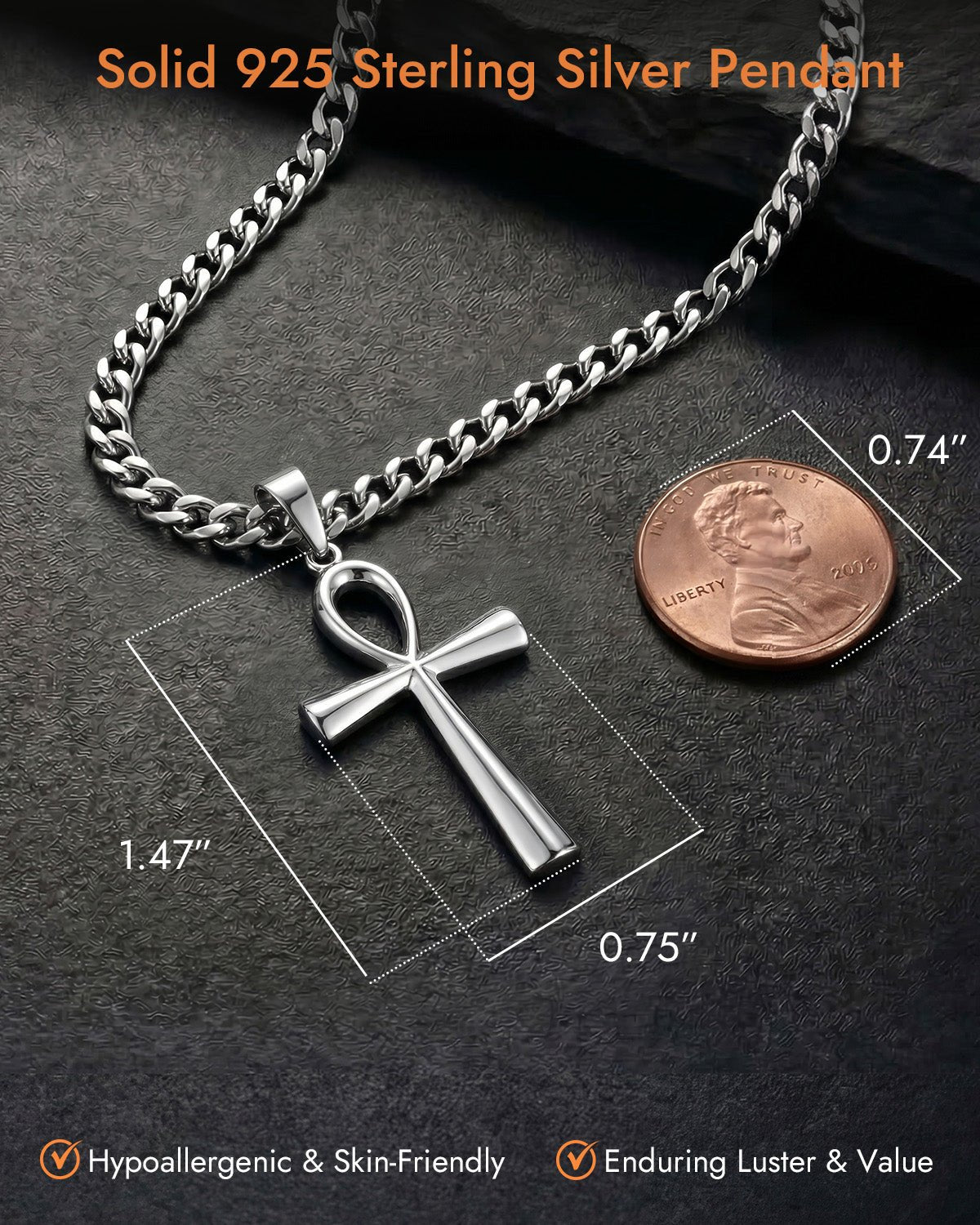 cross necklace for men