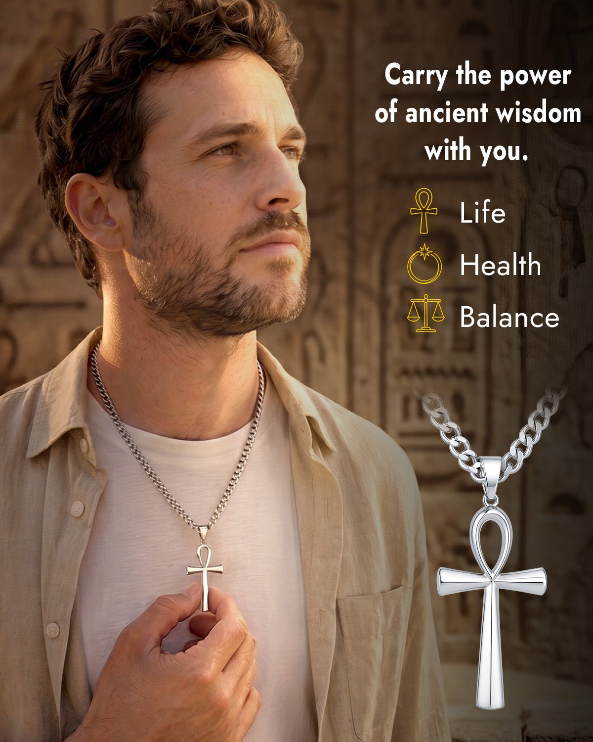 cross necklace for men