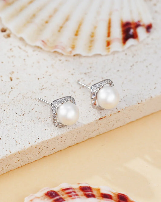 pearl bridal earrings