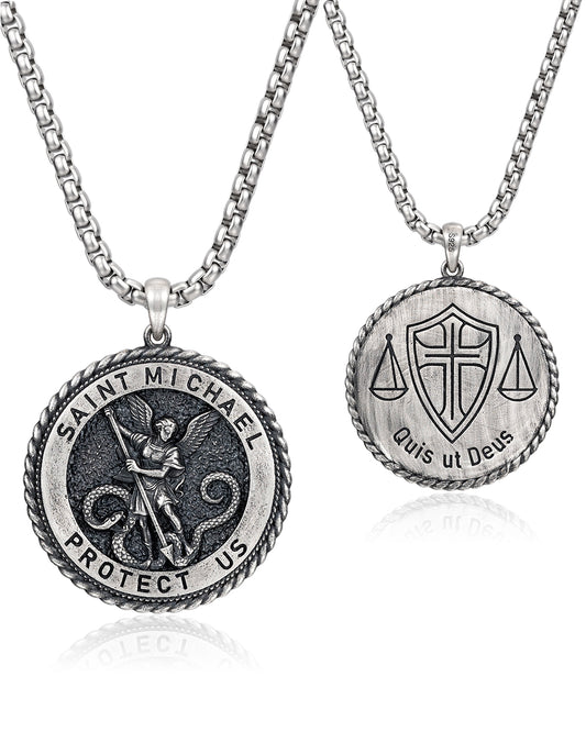 Saint Michael necklace