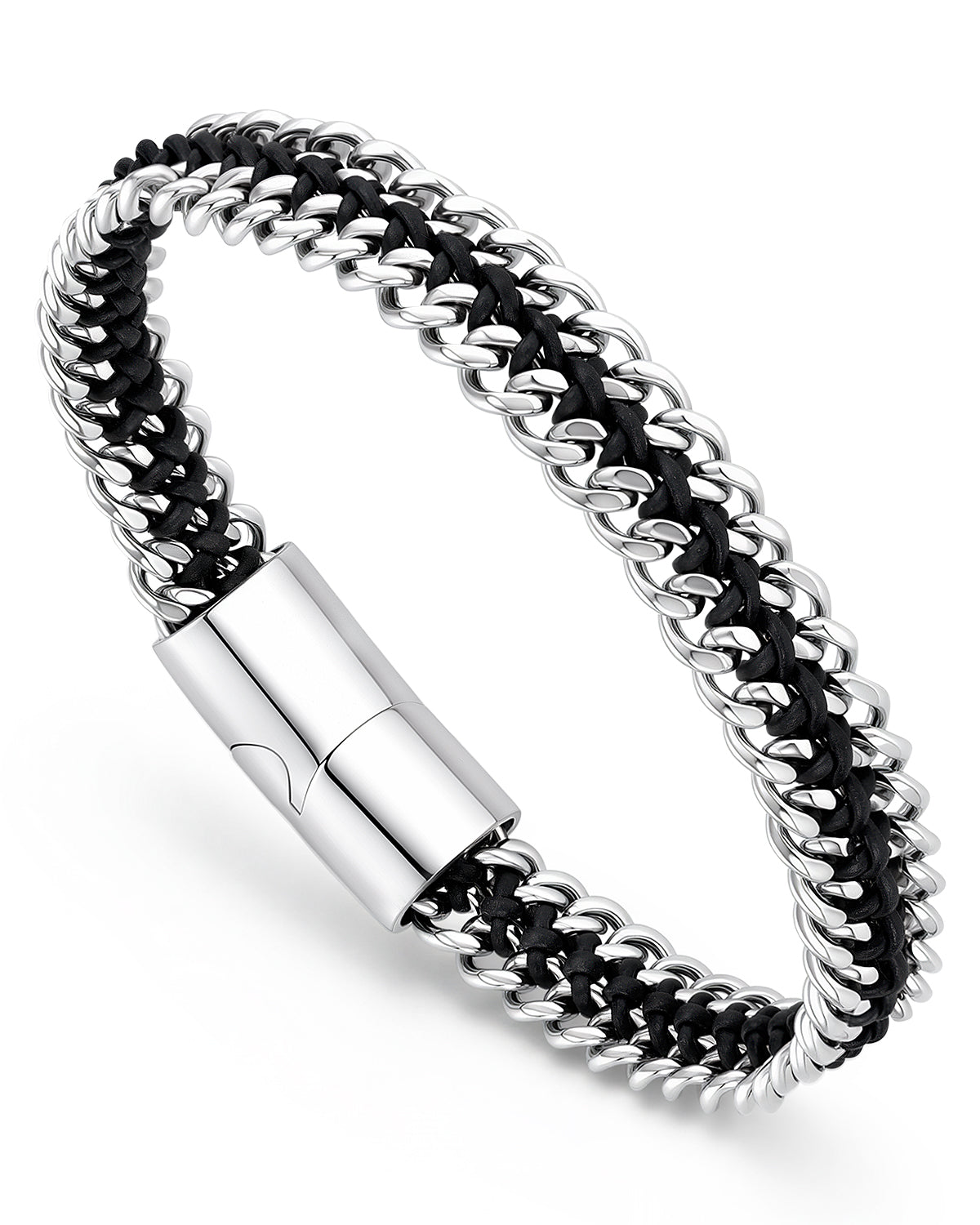 men's silver bracelet​