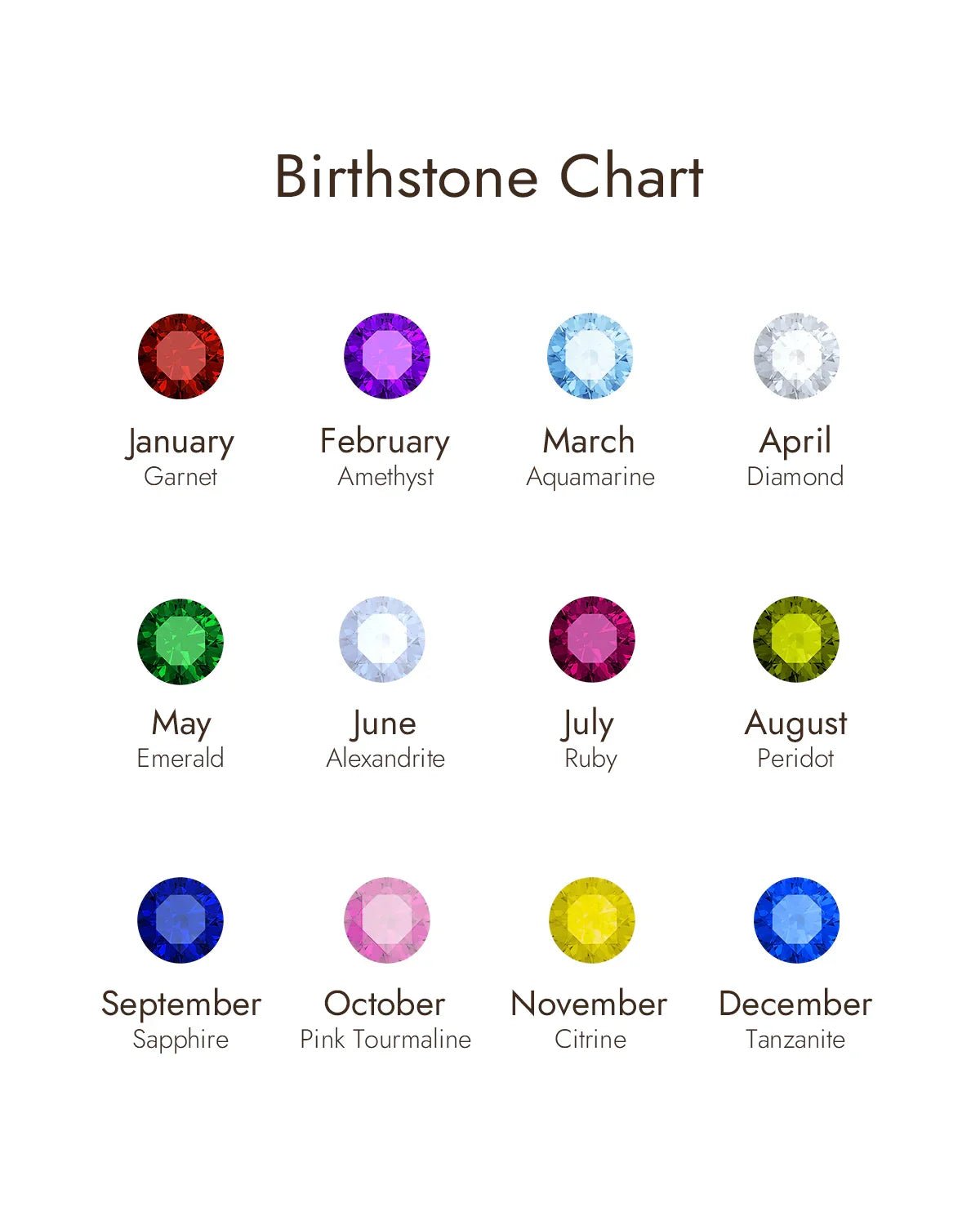 birthstone earrings