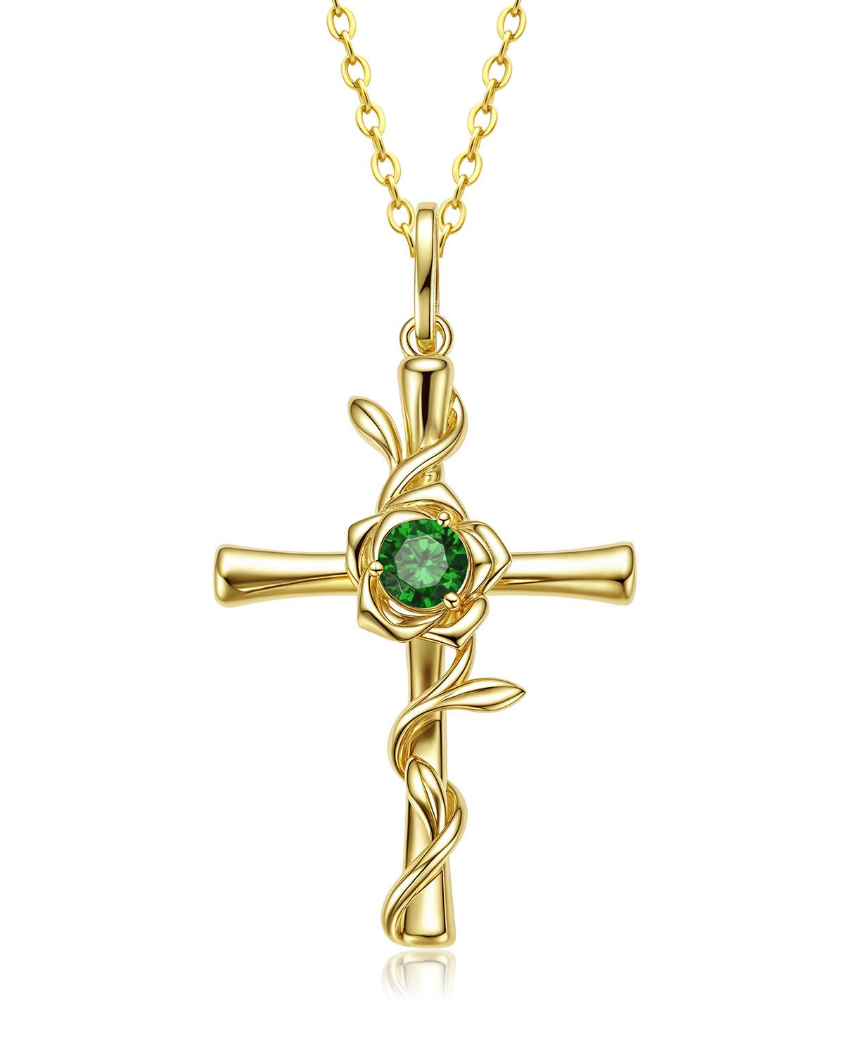 birthtsone cross necklace