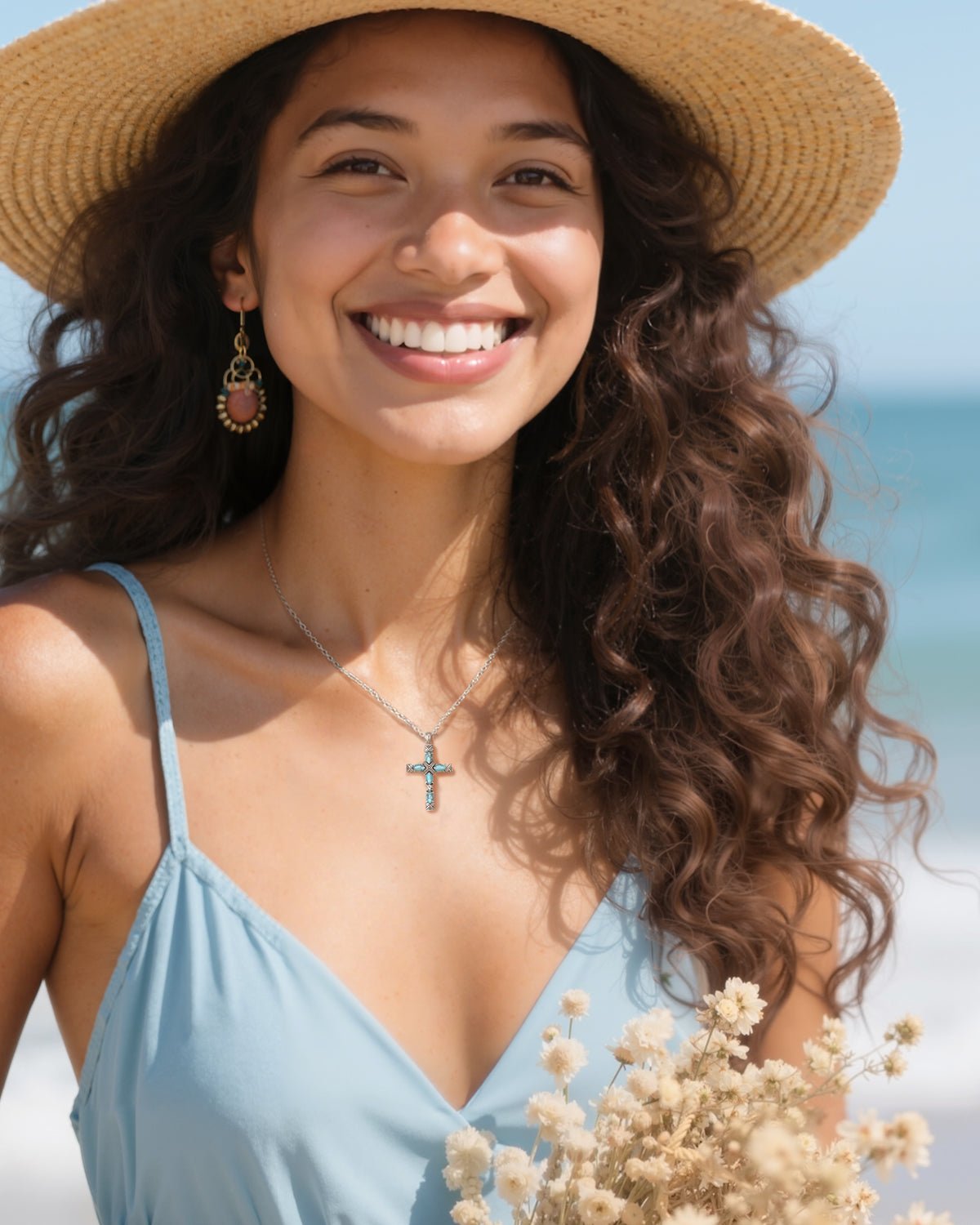 bohemian cross jewelry