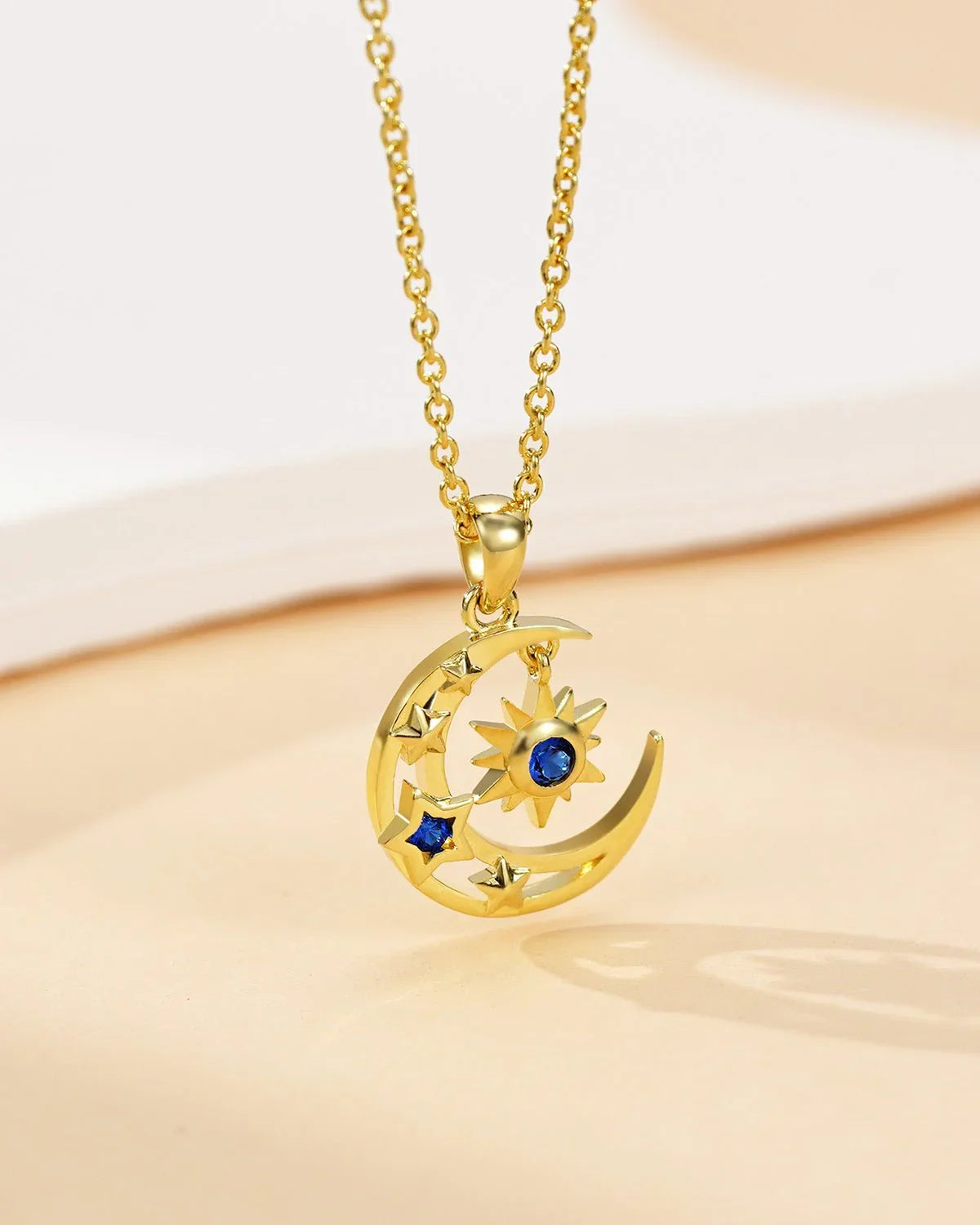 sun moon necklace