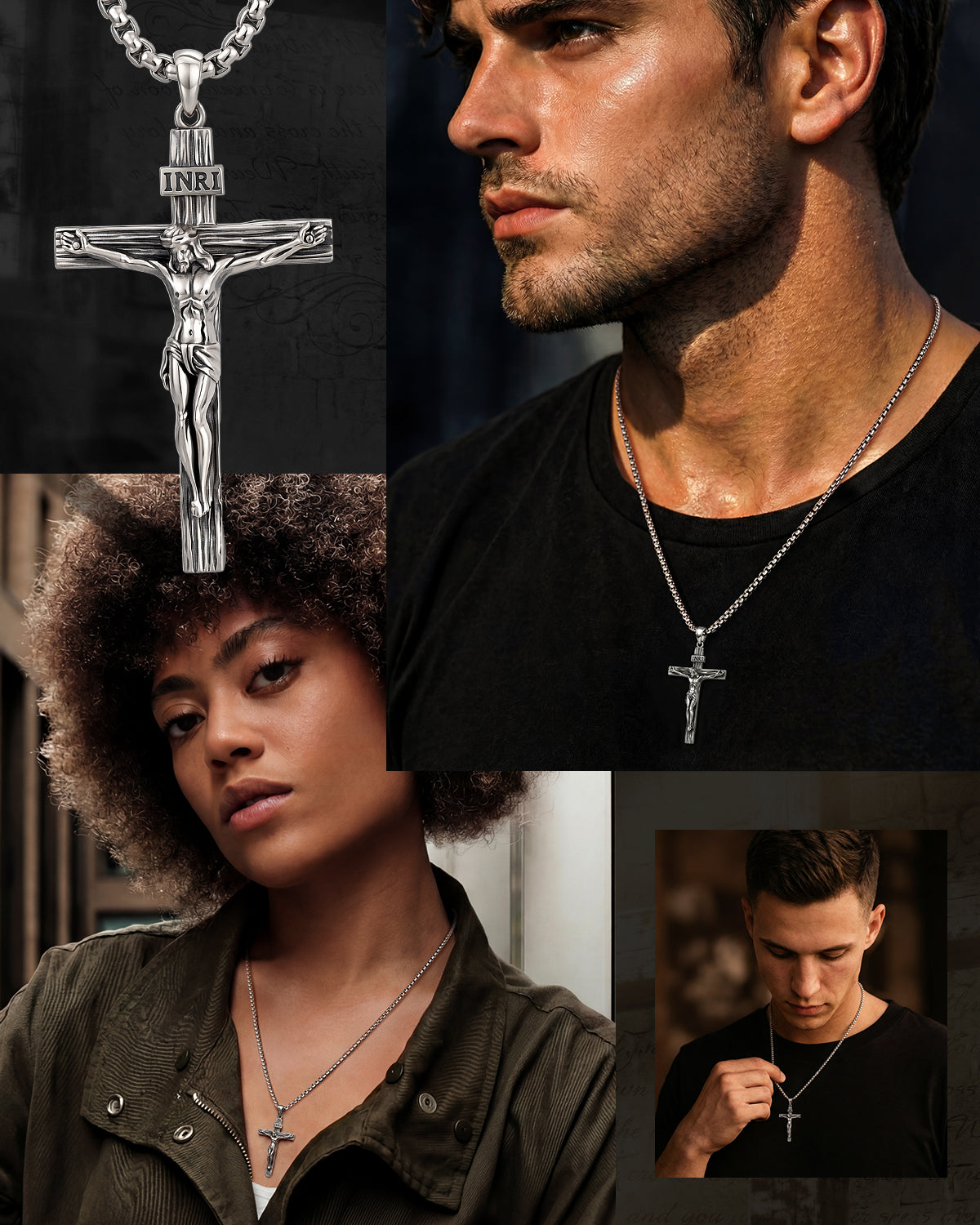 cross necklace for men