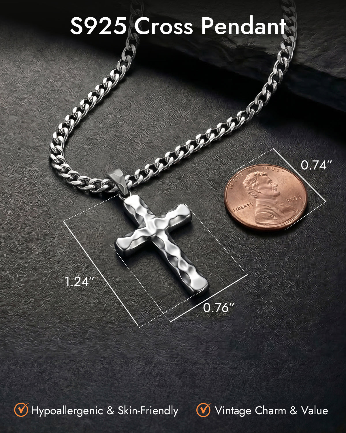 cross necklace for men