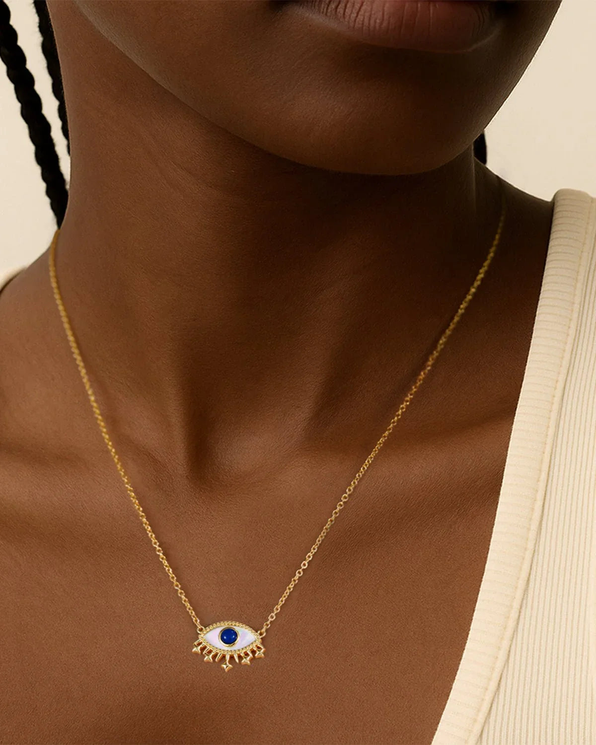 Evil Eye Pendant Necklace - Molenia Jewelry