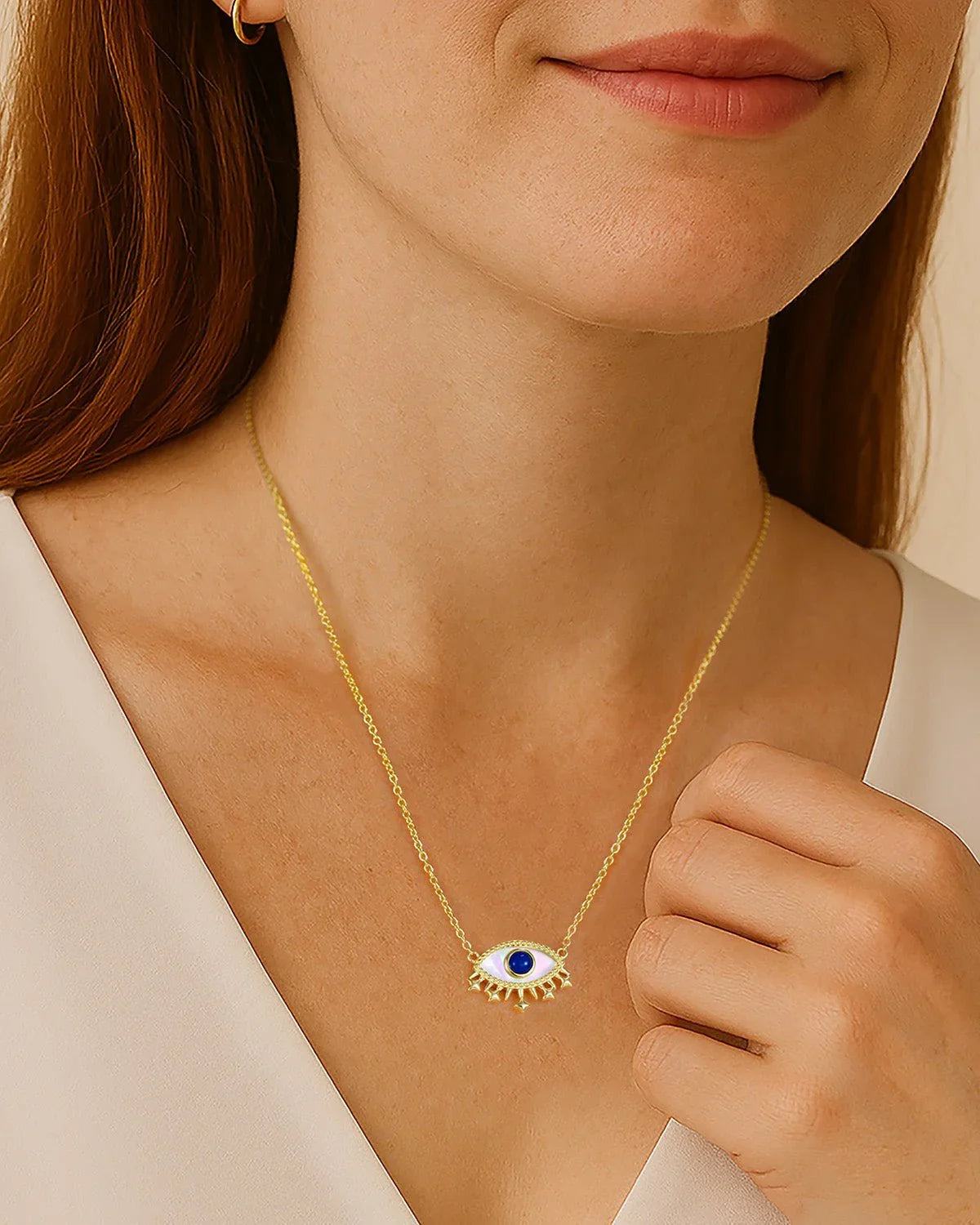 Evil Eye Pendant Necklace - Molenia Jewelry