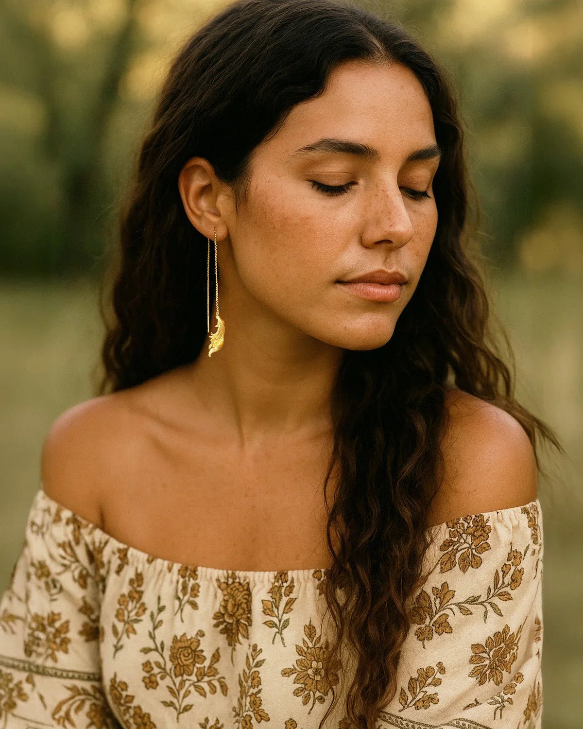 gold plated earrings