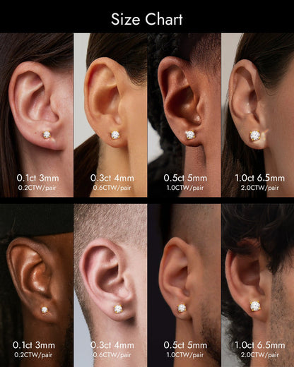 flat back earrings
