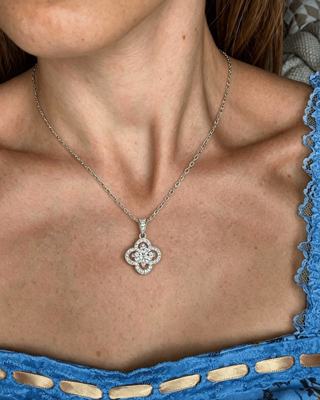 moissanite necklace