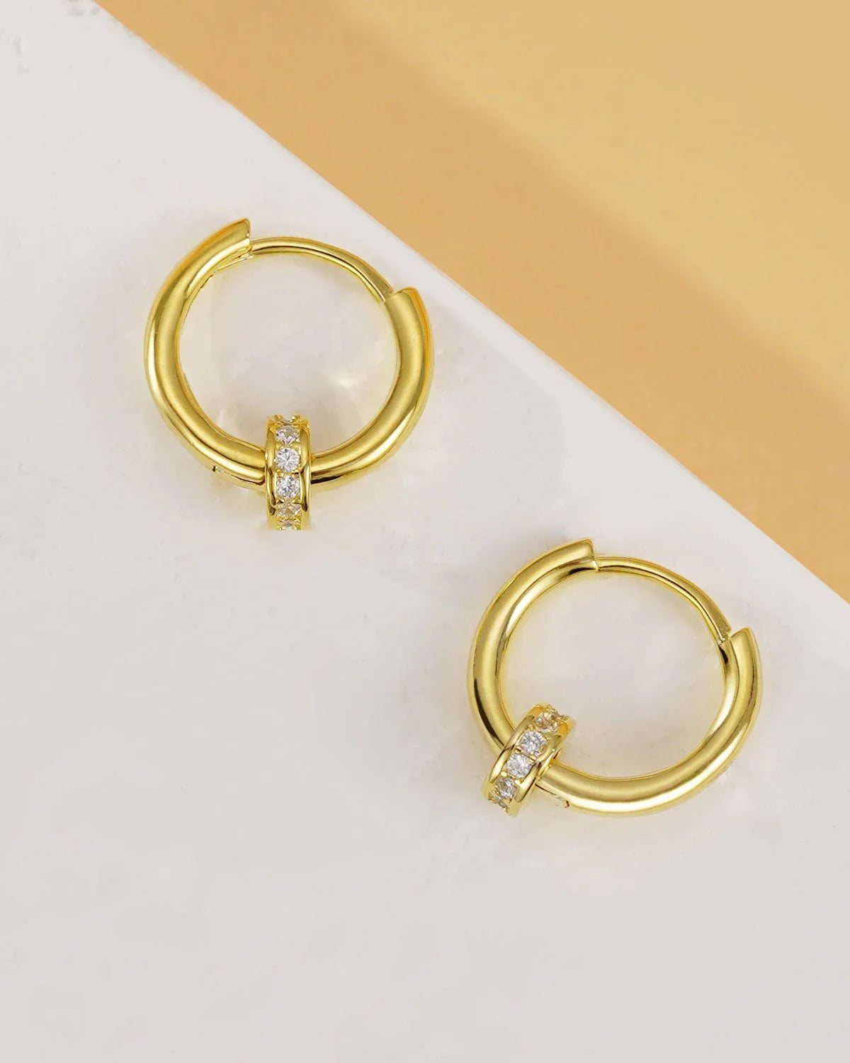 chunky gold hoops
