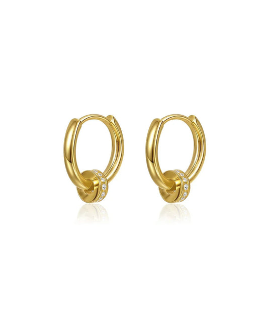 gold hoop earrings for women