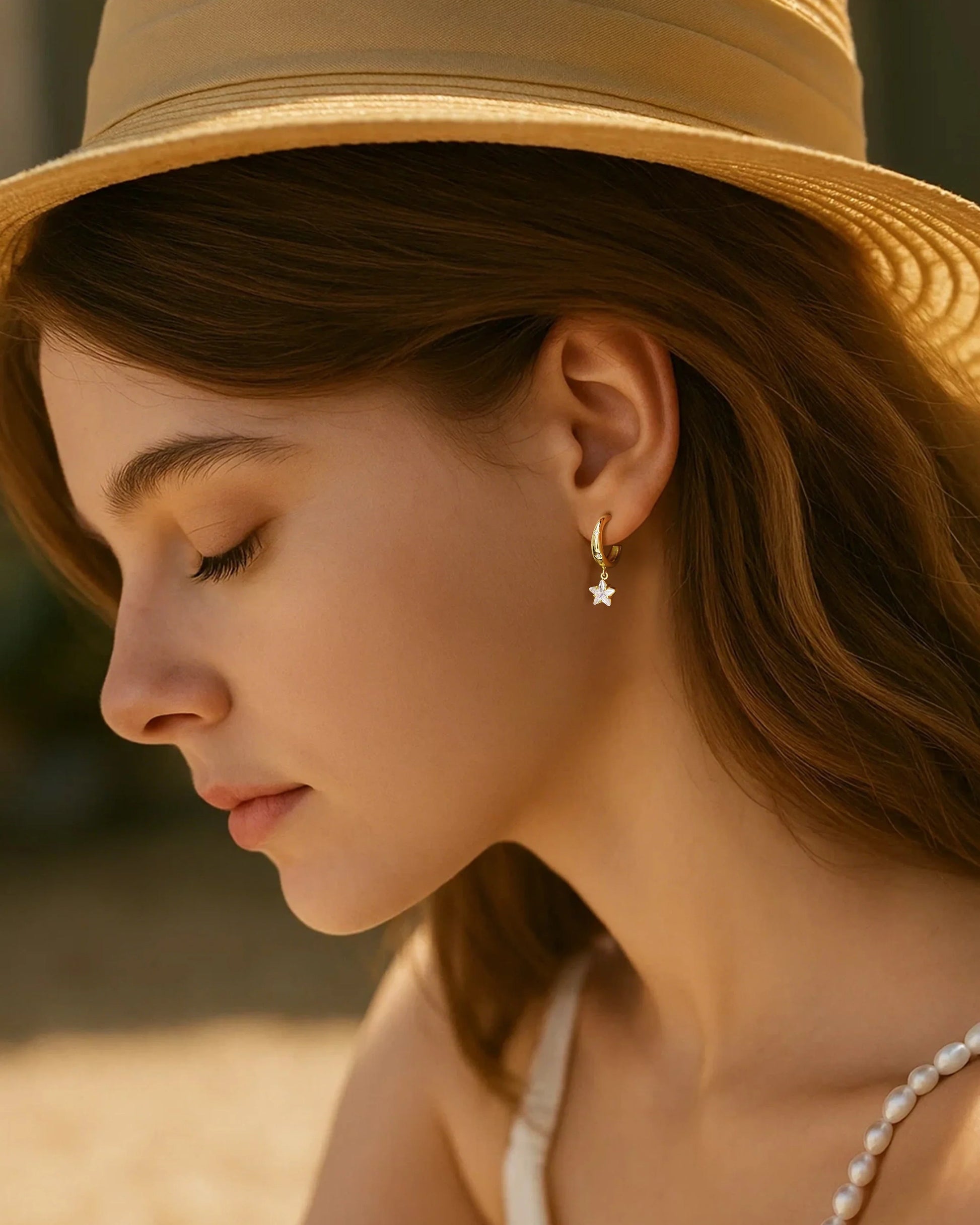 silver hoop earrings