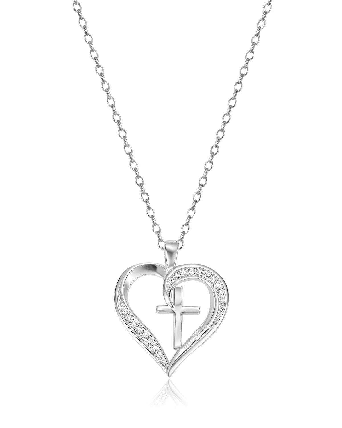 sterling silver cross necklace