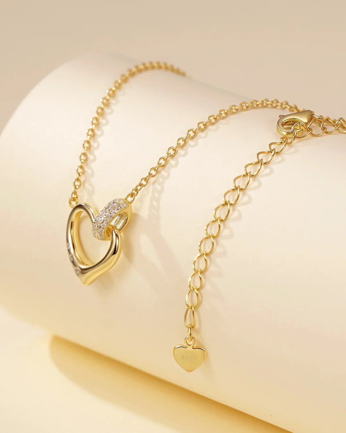 open heart necklace