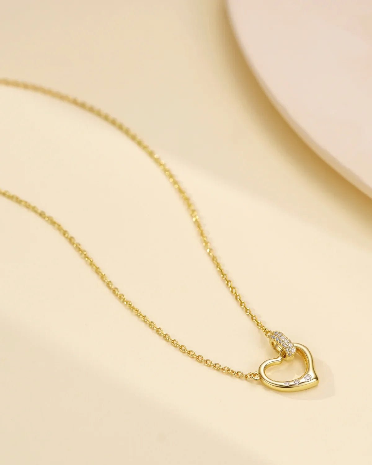 open heart necklace