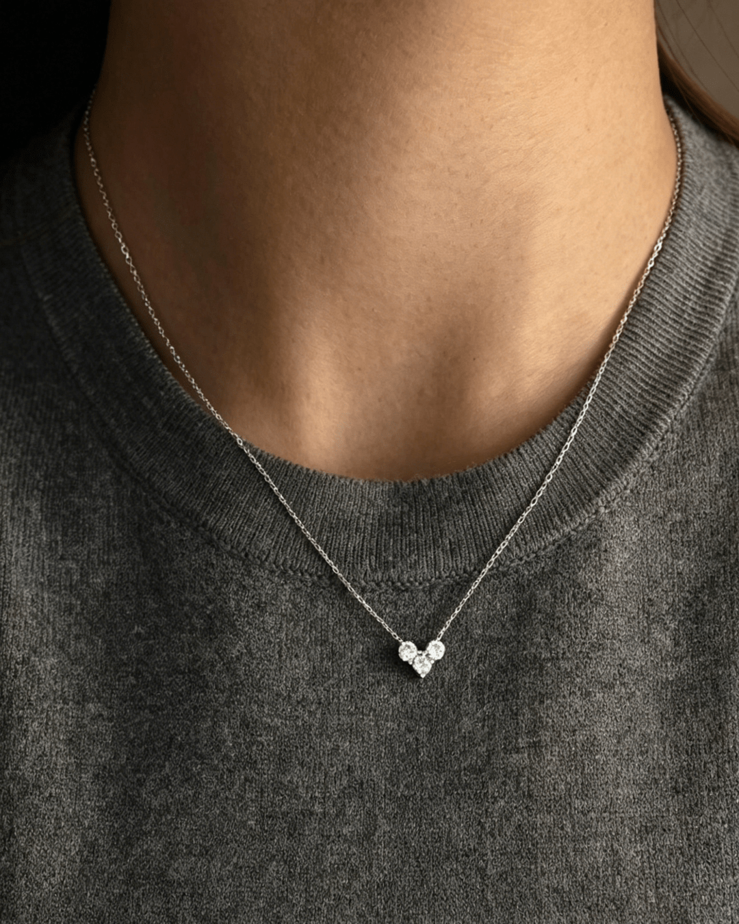moissanite necklace