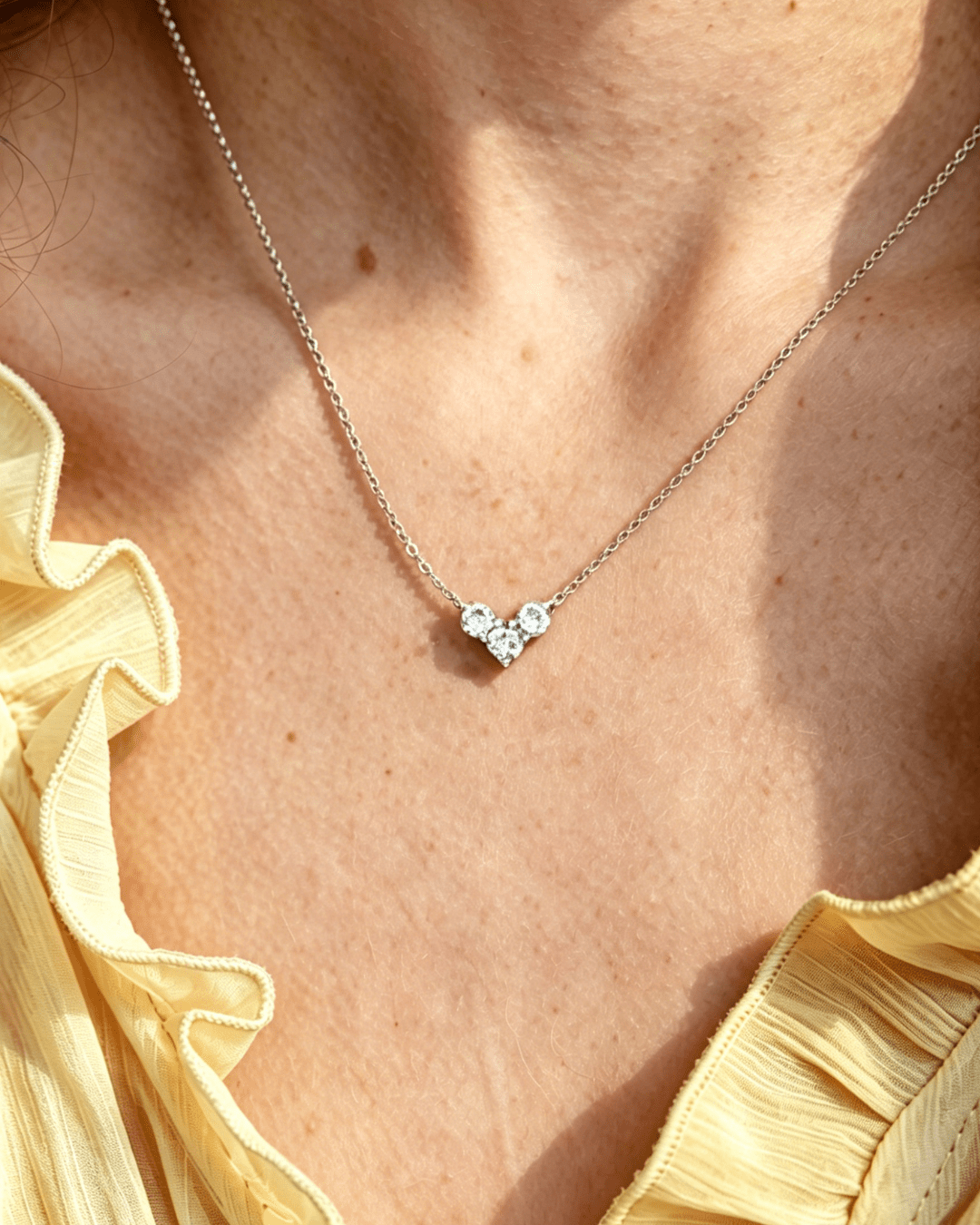 moissanite necklace
