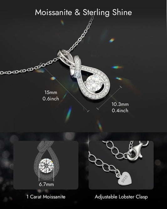 moissanite necklace