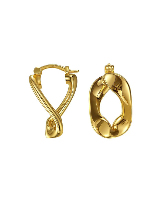 gold hoop earrings