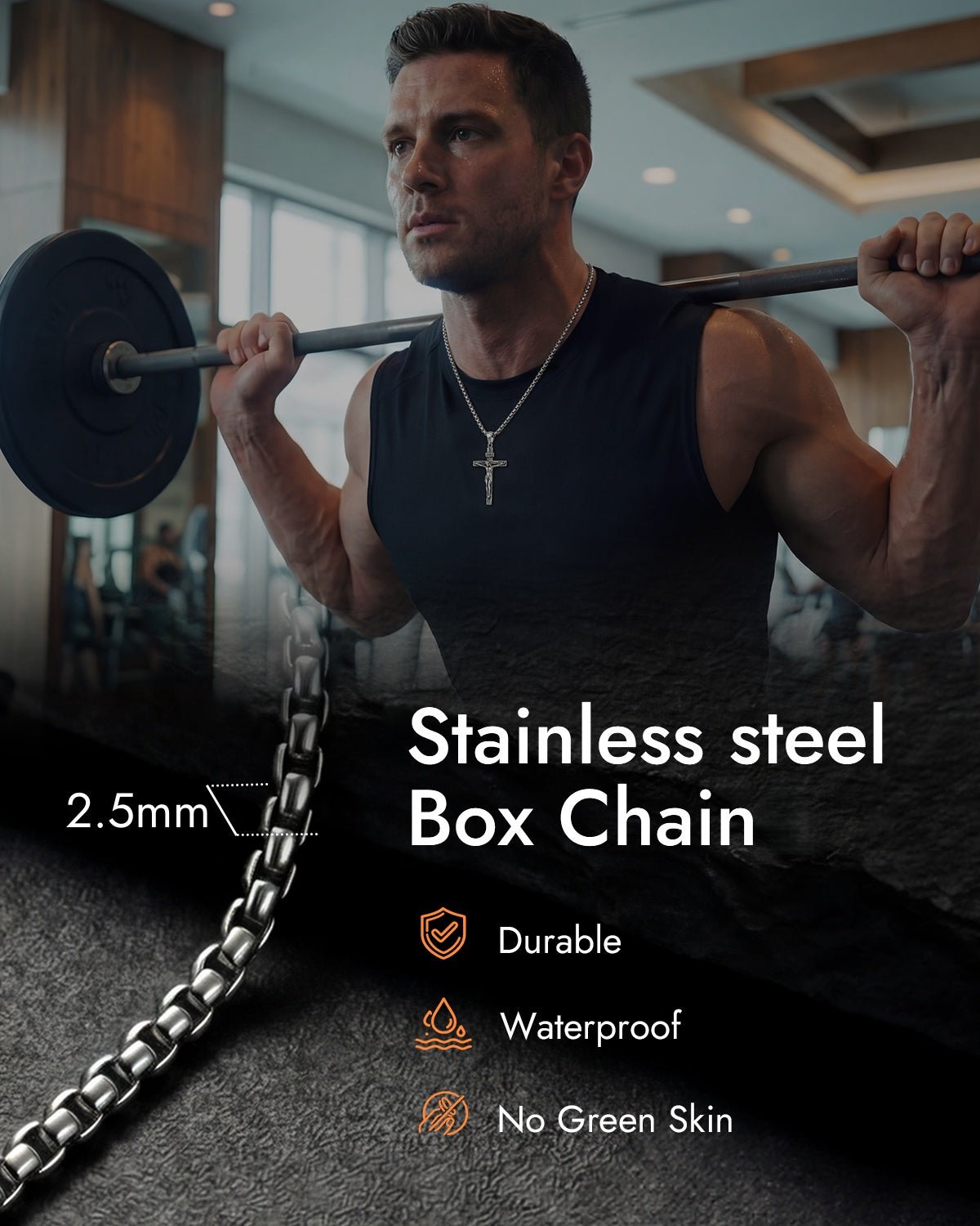 cross necklace for men