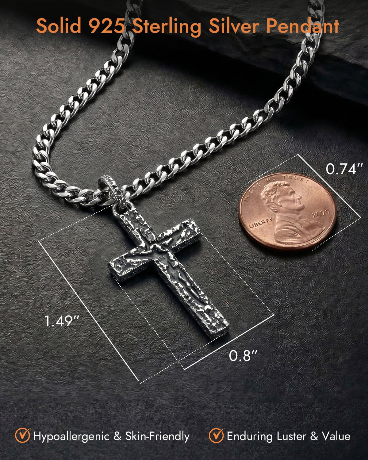 jesus cross necklace