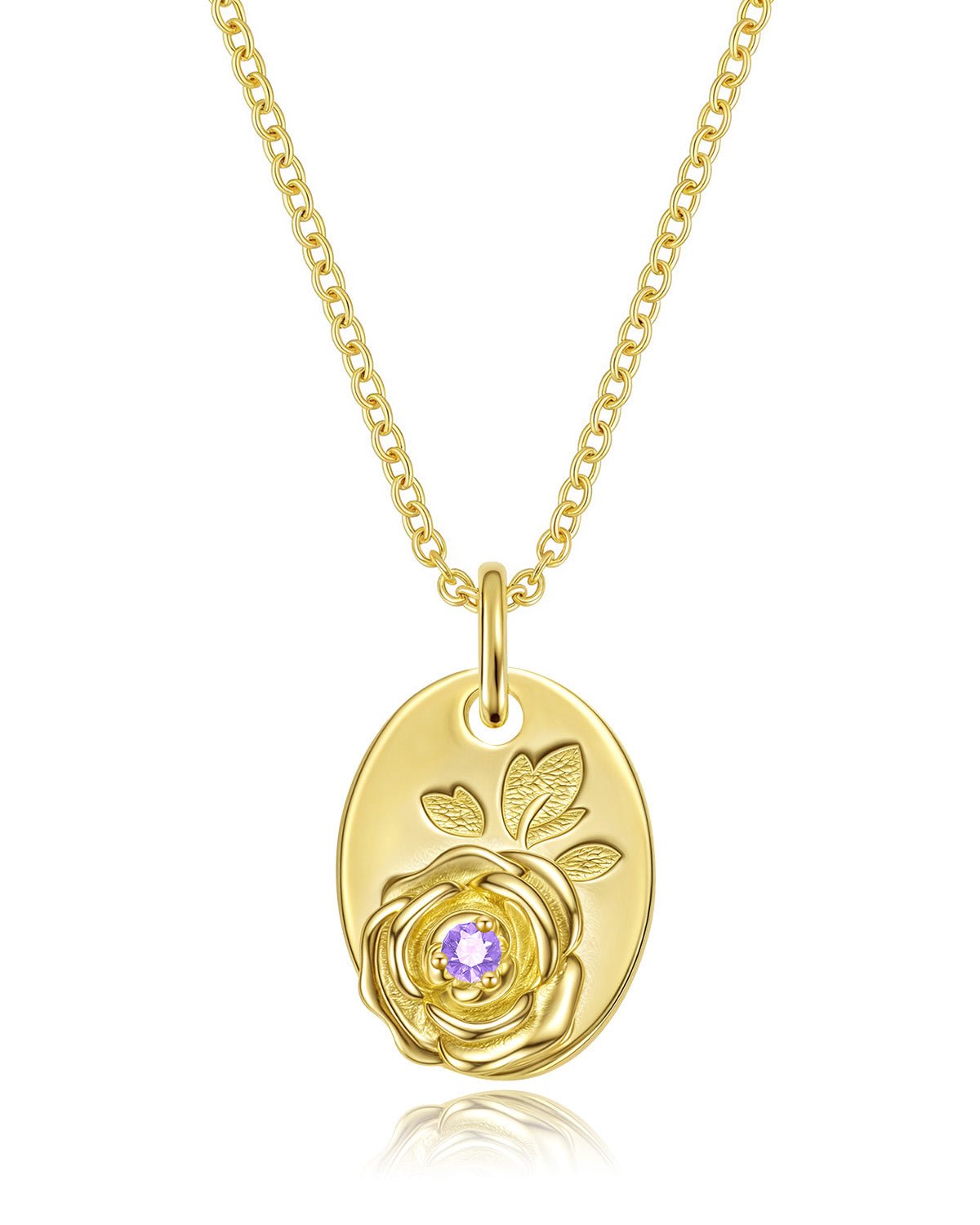 June birth flower necklace