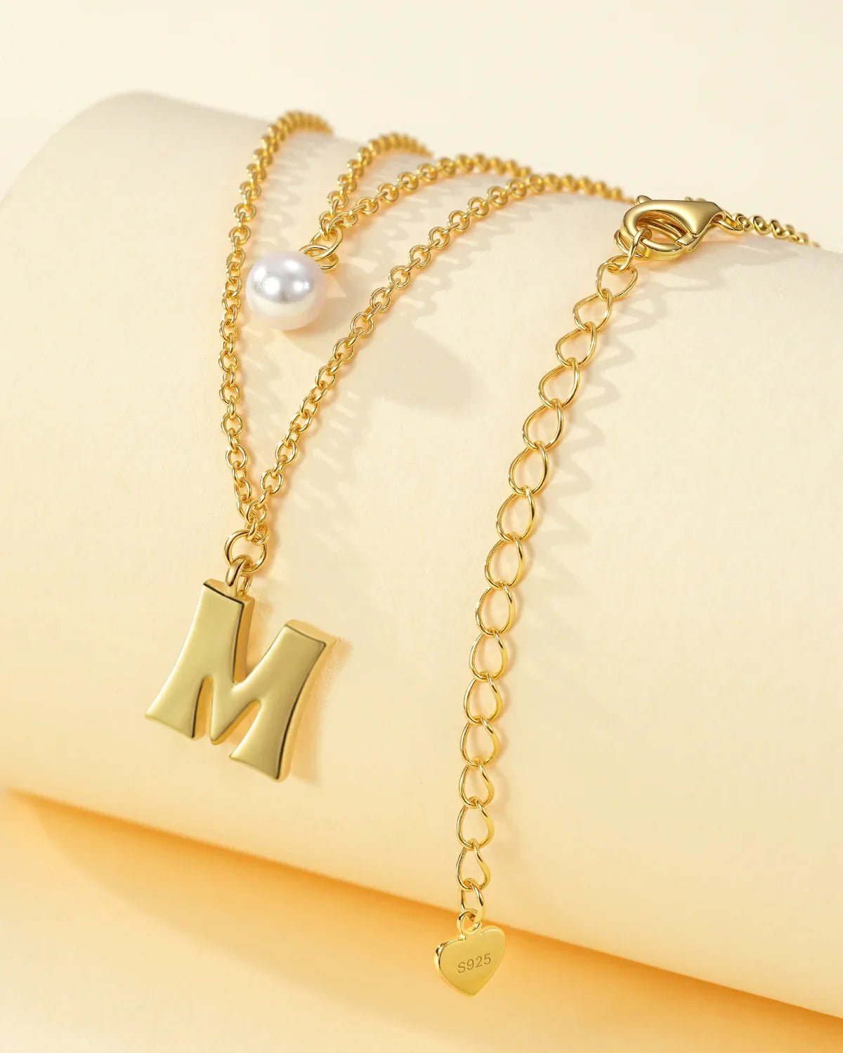 sterling silver initial necklace​