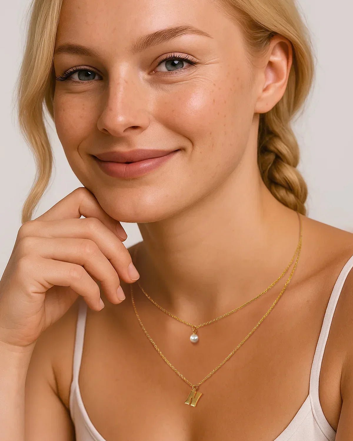 custom initial necklace