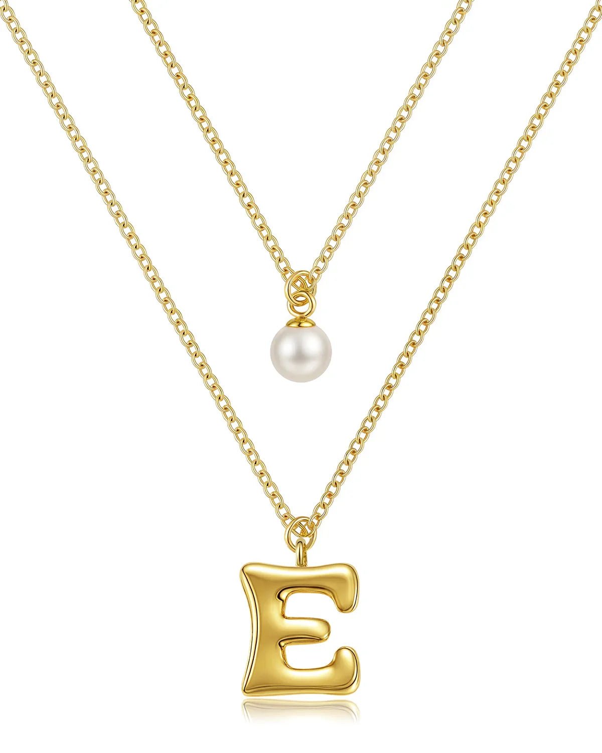 bubble letter necklace
