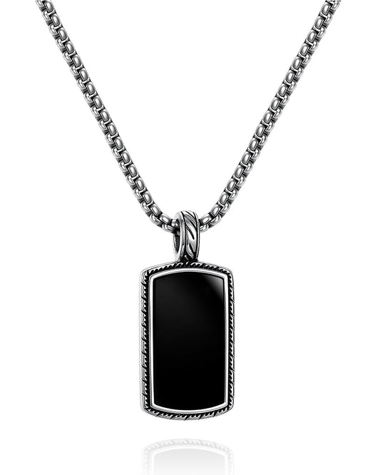 black obsidian necklace