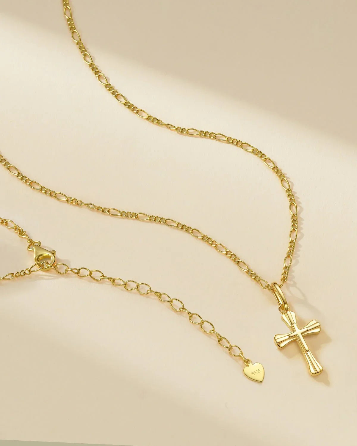 gold cross necklace