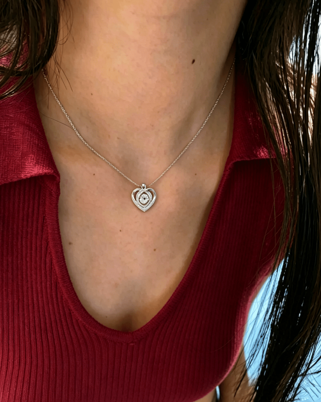 moissanite necklace