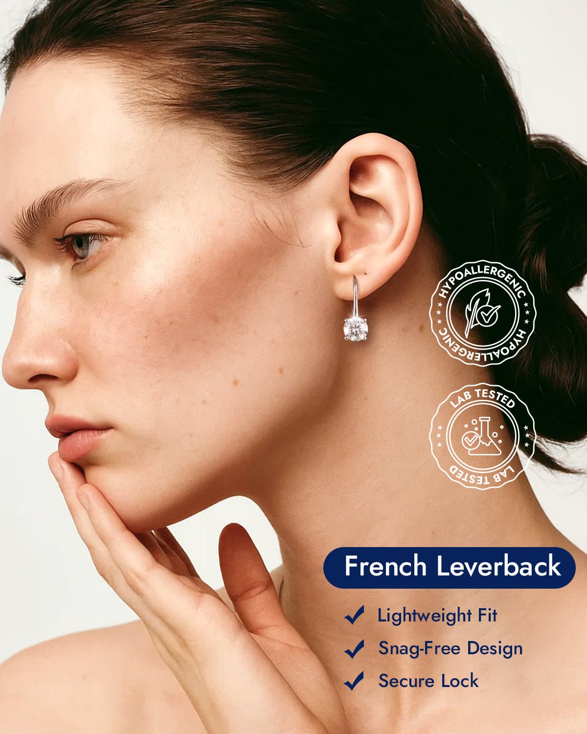 a diamond earrings​