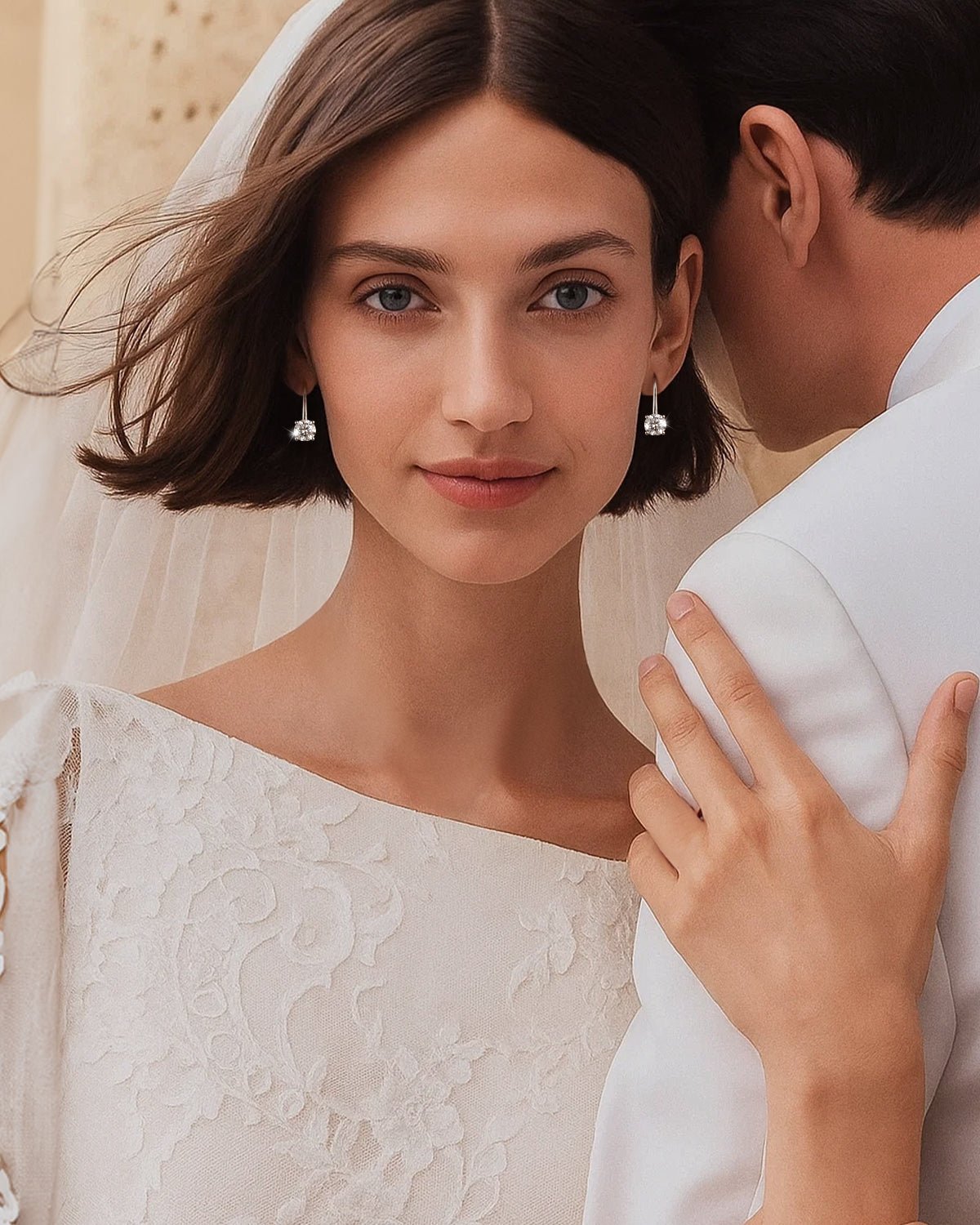 moissanite earrings​