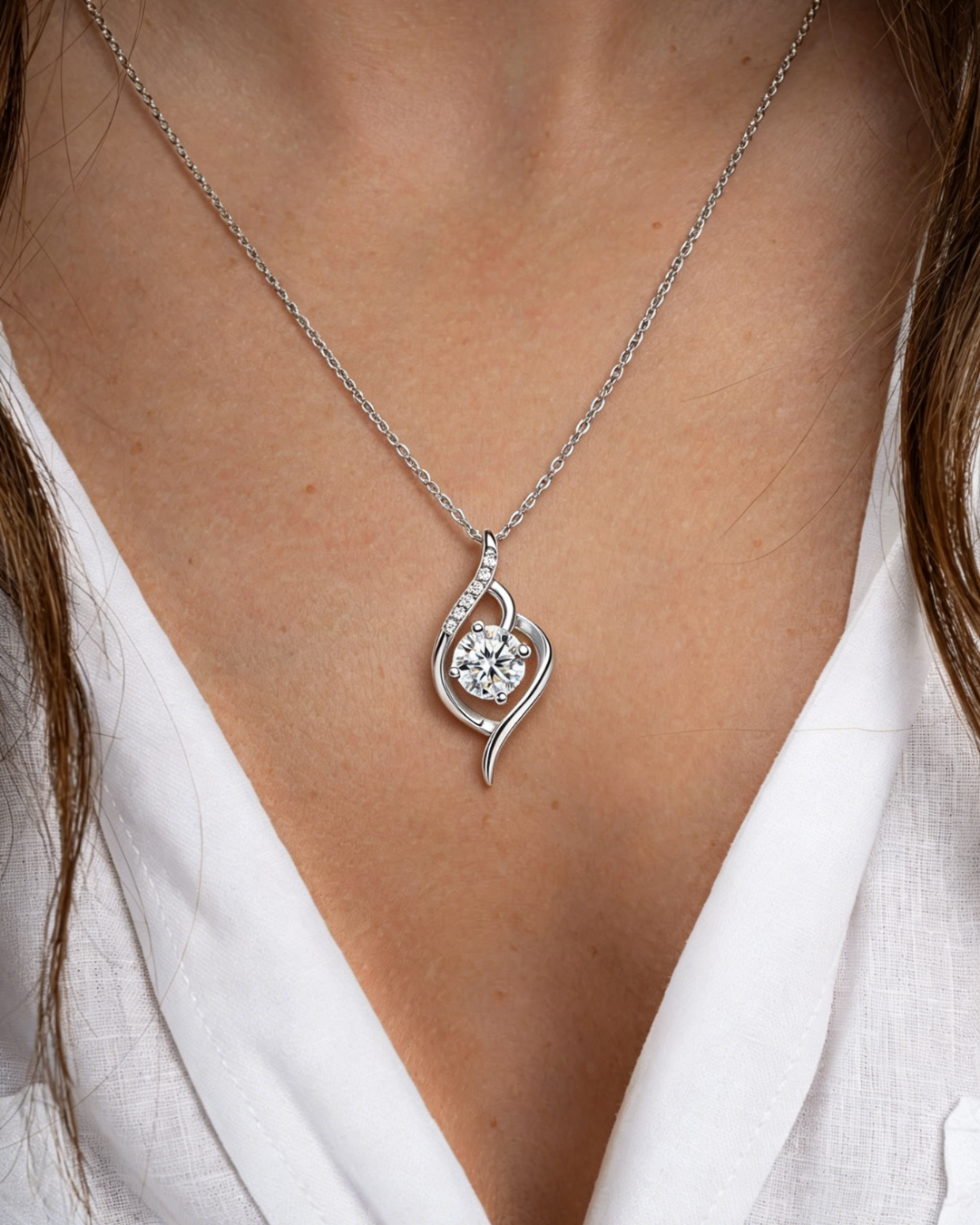 moissanite necklace