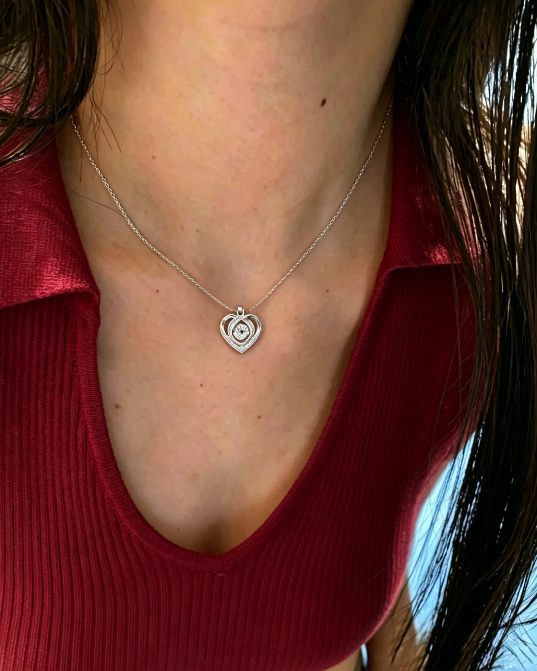 moissanite necklace