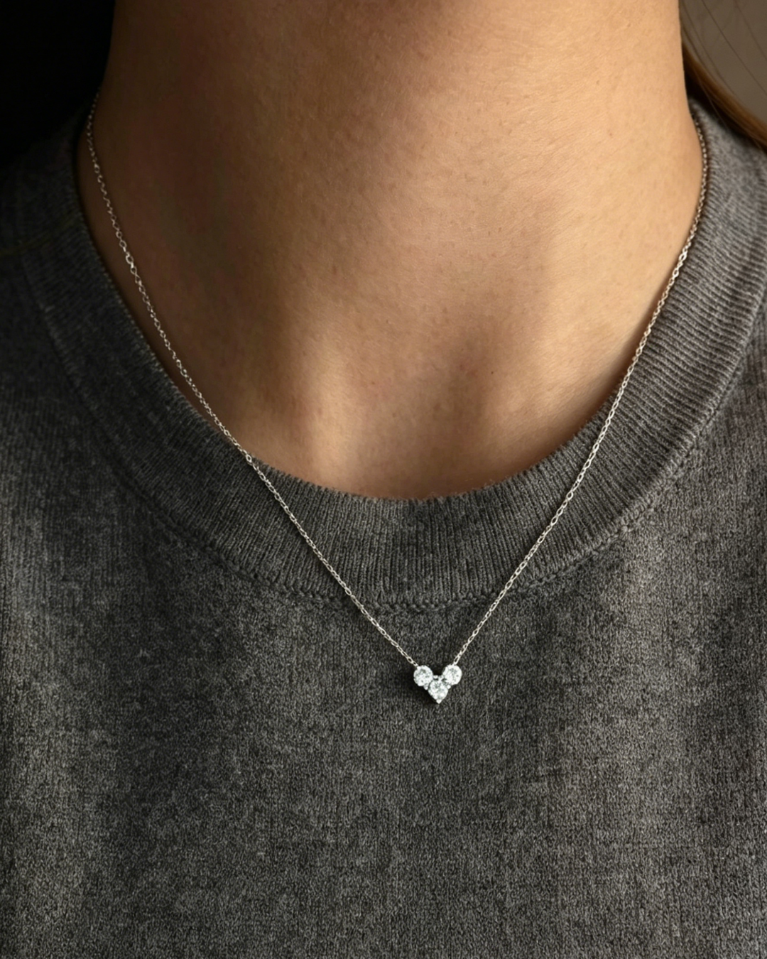 moissanite necklace