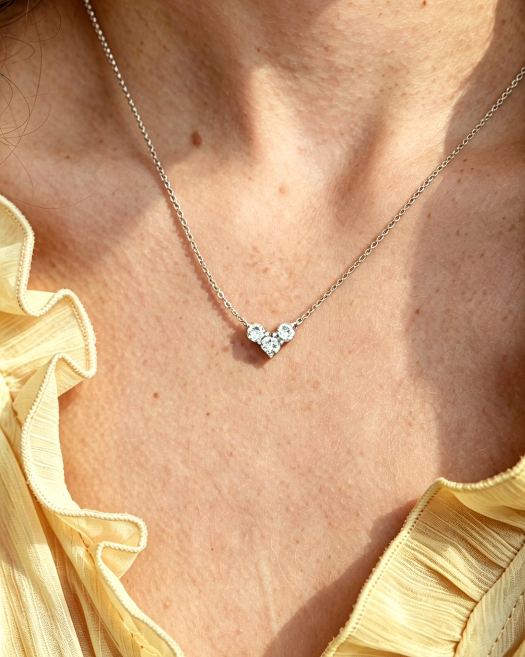 moissanite necklace