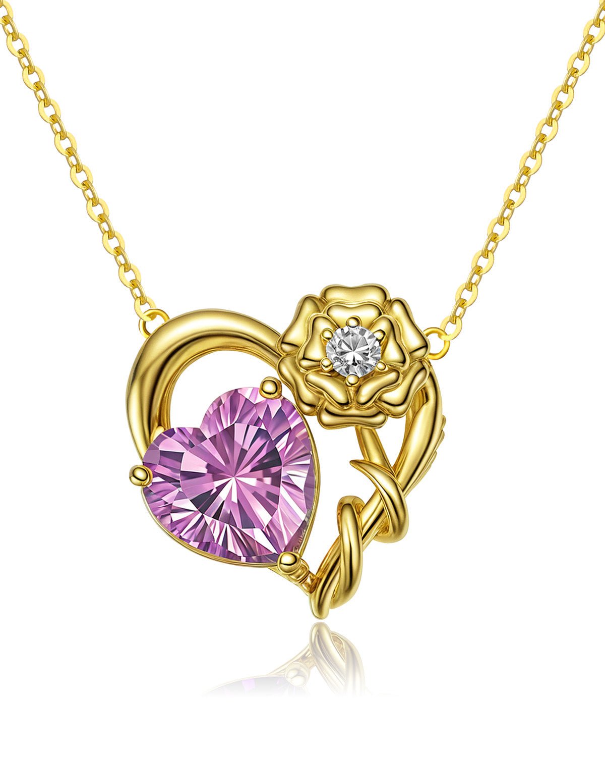 rose necklace for women