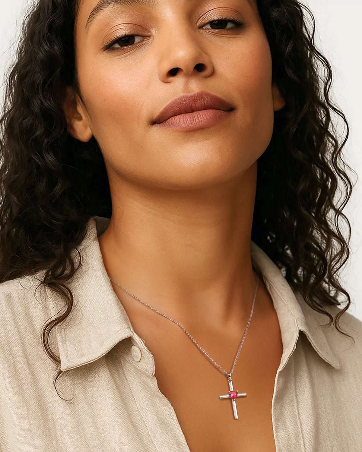 silver cross jewelry for women