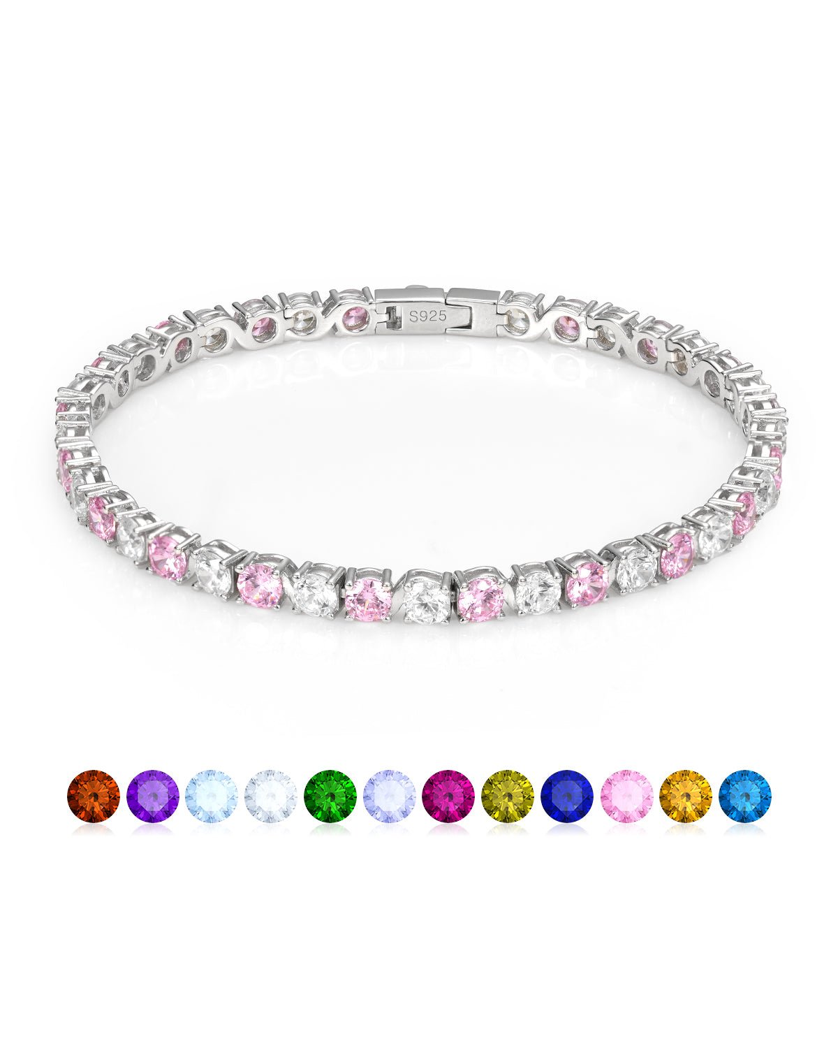 moissanite tennis necklace