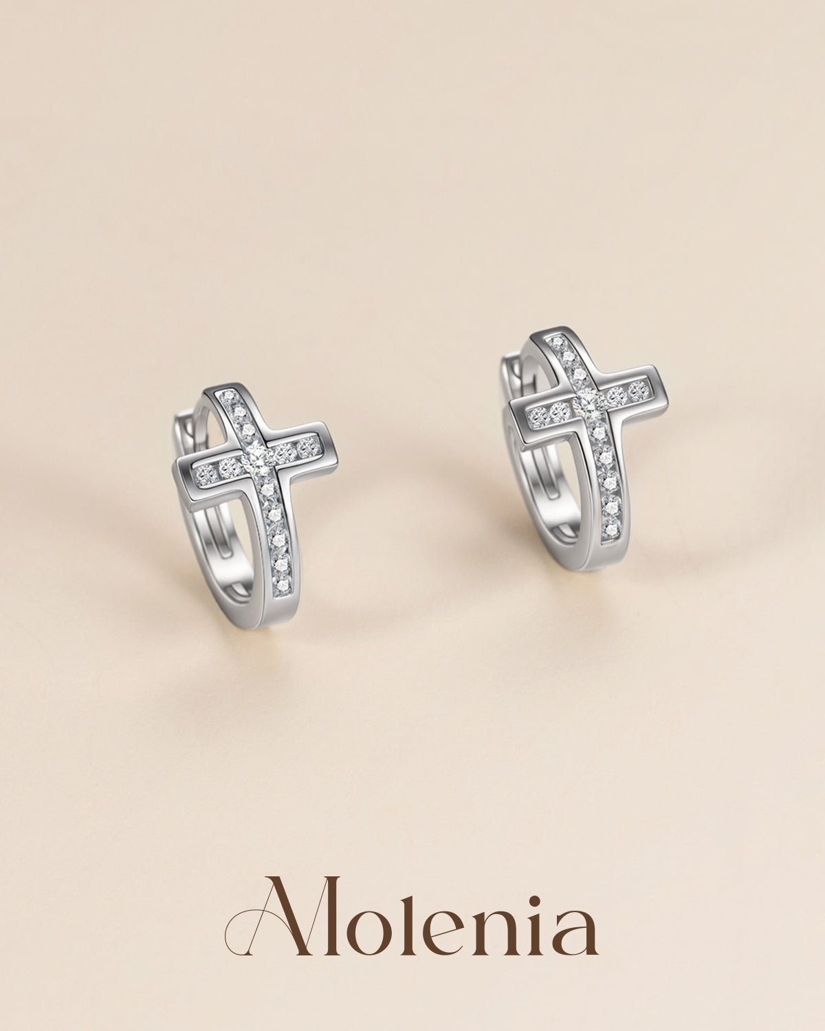 cross earrings