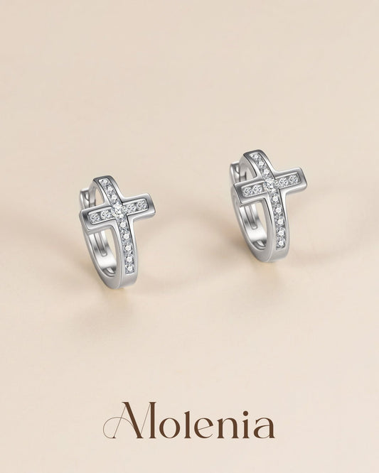 cross earrings