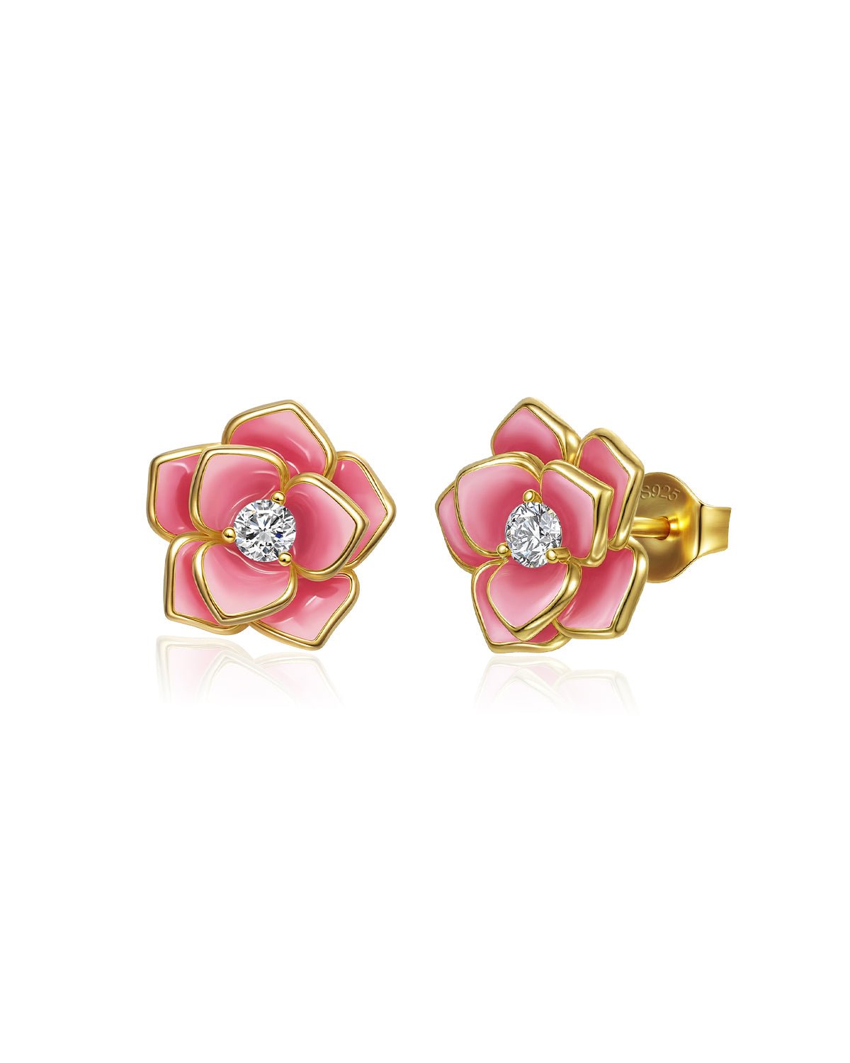 flower stud earrings