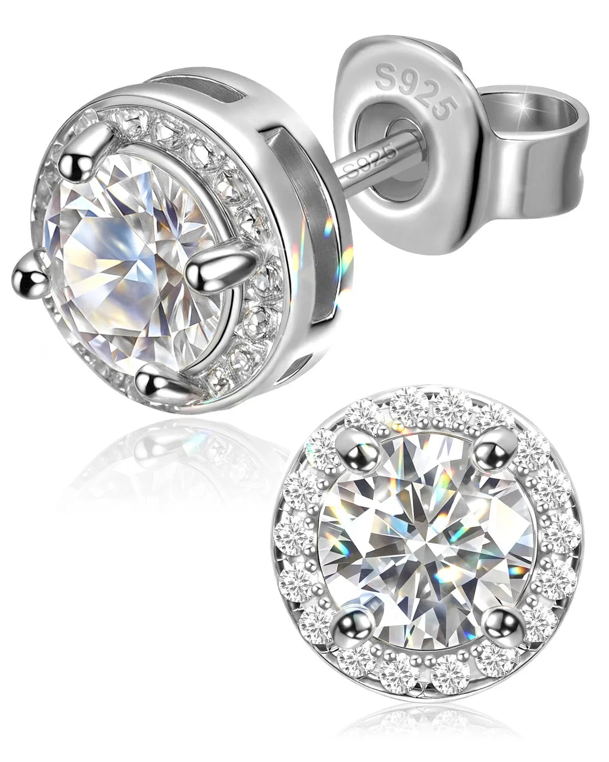 moissanite earrings